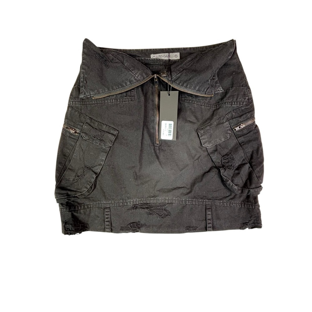 NWT Carmar Distressed Skirt